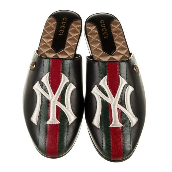 Gucci Black, Red, and Green Men\'s Loafers main image 6